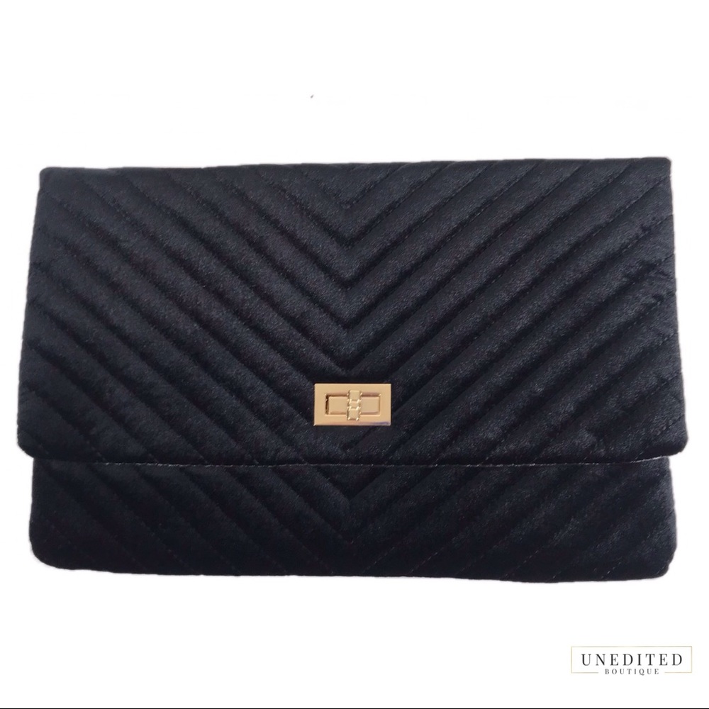 Velvet Crossbody Handbag